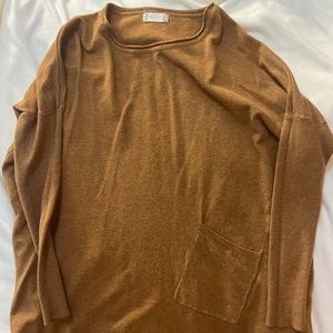 Altar'd State Soft Mustard Colored Lounging Top S/M